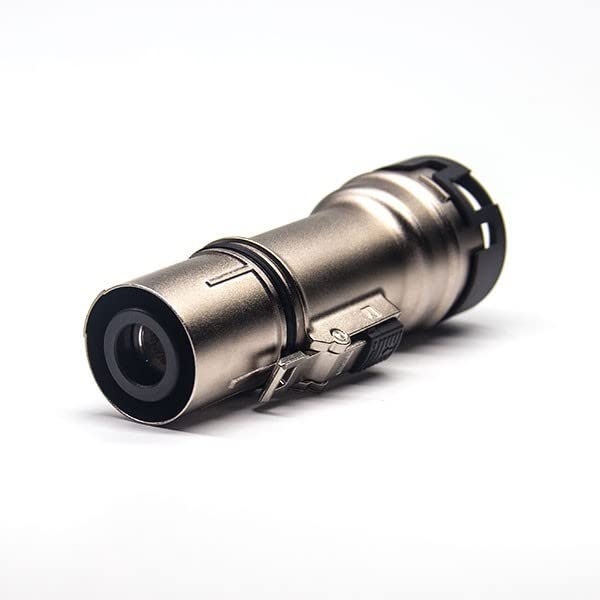 Conector HVIL de 500 A y 1 pin con carcasa metálica recta de 14 mm 3