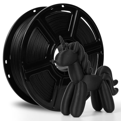Flashforge ASA CF für den 3D-Druck 1 75 mm 1kg UV- und witterungsbeständig hohe Steifigkeit hitzebeständig einfach zu drucken perfekt für funktionale Teile und Prototypen im Außenbereich(Schwarz)