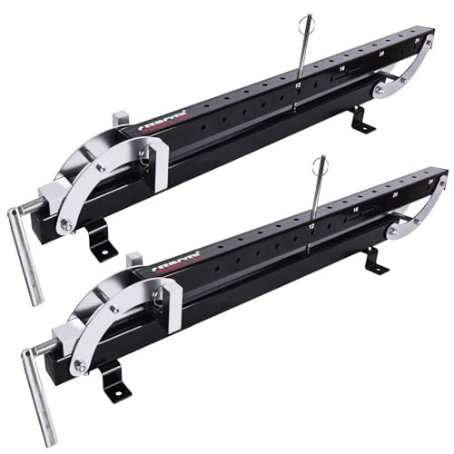 24 inch Panel Clamps 2 Pack 4-Way Pressure Steel Panel Clamps for Board Cabinet Tabletops Woodwork and Cabinet Making Adjustable parallelogram Couplers Cutting Board Clamps For Precision Projects