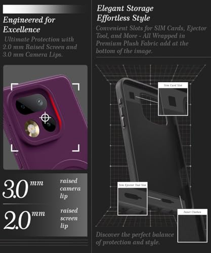 Image of WOW IMAGINE Back Case Cover for Realme 16 Pro Plus 5G | Soft Matte Silicone Case| Slim Fit & Shockproof | Camera Protection Bumper Cover (Purple)