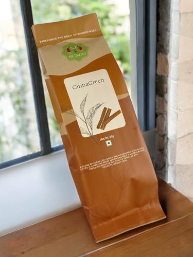 Image of Made in NAGALAND | SUNGO Organic Green Tea | Refreshing and invigorating brew with a delicate flavour 100g (Cinnagreen)