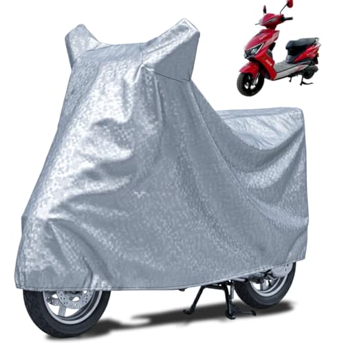 Image of FABTEC Waterproof Scooty Body Cover Compatible with Deltic ZGS, A1 (Silver)