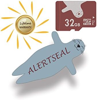 ALERTSEAL Micro SD Card 32GB microSD Class 10 Memory Card for Dash Cam Camera Smart Watch Tablets with Adapter (U1 32GB)