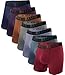 BAMBOO COOL Men's Ultra ComfortSoft Underwear, Moisture Wicking & Breathable No Ride Up Boxer Briefs with Fly, Multipack