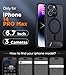 Temdan Magnetic Compatible with iPhone 14 Pro Max Case, [Built-in Invisible Kickstand][Compatible with MagSafe] [Military Grade Shockproof] Slim Translucent Matte Phone Case for iPhone 14 Pro Max 6.7