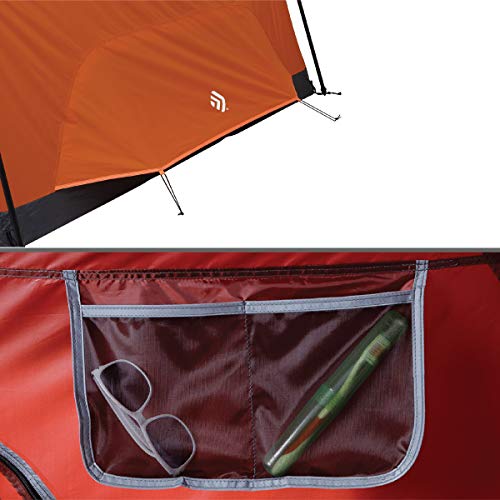 Outdoor Products 8 Person Instant Hexagon Tent With Built-In Lights #TOP6