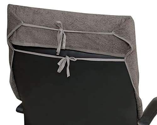 Image of Cotton Office Chair Towel & CAR Seats Towel 500 GSM Soft Towel with Tie Knot (60X30 CM) (1, CH Gary)