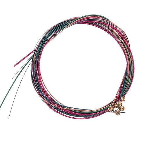 SWOOMEY カラフルな弦 アコースティックギター 鋼線 楽器パーツ アクセサリー