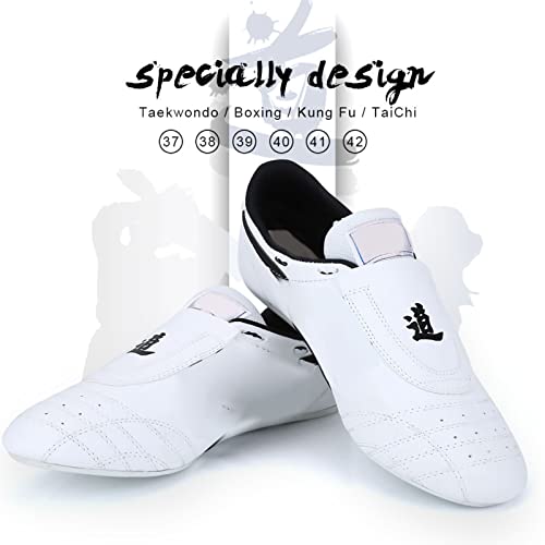 Taekwondo Schuhe Atmungsaktiv, Kampfsport Turnschuhe für Boxing Kung Fu, Sport Schuhe für Männer Frauen Kinder, Größe 37