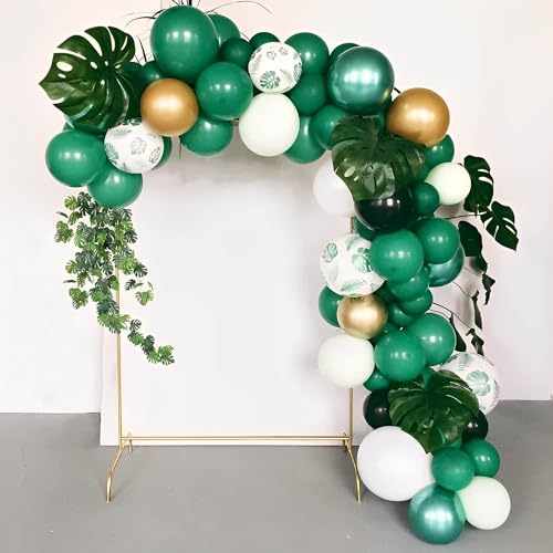 Voircoloria Dark Green Balloons, 66pack 12inch Green Latex Party Balloons for Birthday, Graduation, St. Patrick's Day, Christmas, Baby Shower, Dinosaur Party, Anniversary Party Decorations - 5