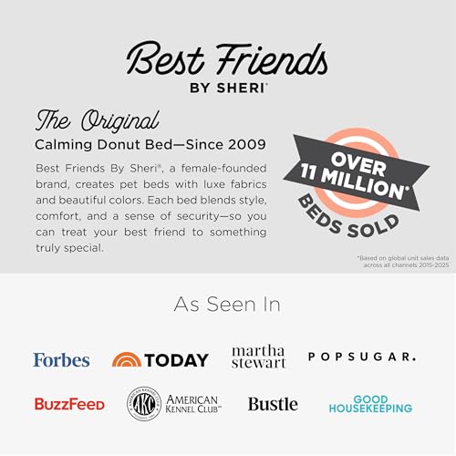 Best Friends by Sheri Calming Donut Dog Bed (Medium, Gray Lux) — view 8