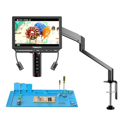 TOMLOV Autofocus 4K Digital Microscope