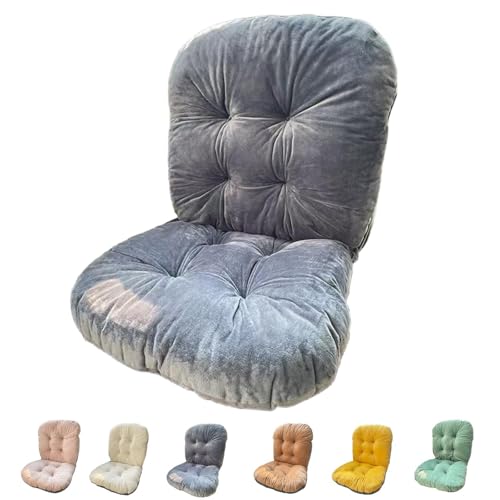 クッション リクライニング コンパクト 折りたたみ ハイバック 一人用 かわいい 座椅子ソファ フロアチェア ふあふあ 低反発ウレタン 14段階 一人掛け グレー