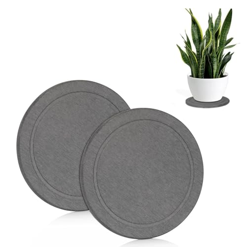 Stone Plant Saucers,Indoor Quick-Drying Stone Mat Plant Tray,2-Pack Round Flower Pot Saucers,12 Inch Diatomaceous Earth Drip Trays–Ultra-Absorbent & Non-Slip for Potted Plants (11.8x11.8in-Gray) Stone Plant Saucers,Indoor Quick-Drying Stone Mat Plant Tray,2-Pack Round Flower Pot Saucers,12 Inch Diatomaceous Earth Drip Trays–Ultra-Absorbent & Non-Slip for Potted Plants (11.8x11.8in-Gray)