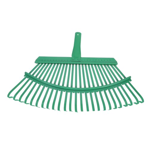 Abaodam 草耙 スチール製多機能レーキヘッド 耐久性と軽量設計 の落ち葉掃除用 小型園芸用レーキ 芝生やの清掃に