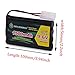 QBLPOWER 9.6V 1500mAh NI-MH Rechargeable Battery Pack for RC Car Boats Robots and Charger Cable