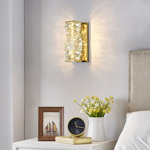 Sxtiger Modern Crystal Wall Light Sconce