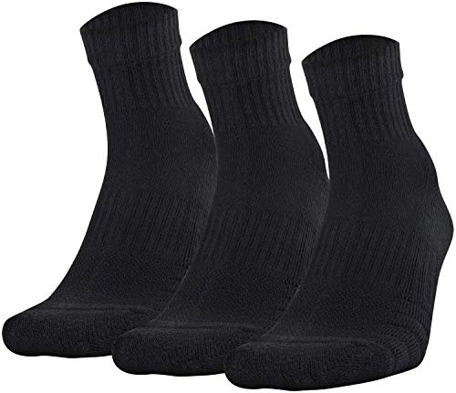 Image of Under Armour Training Cotton Quarter Socks 3-Pack
