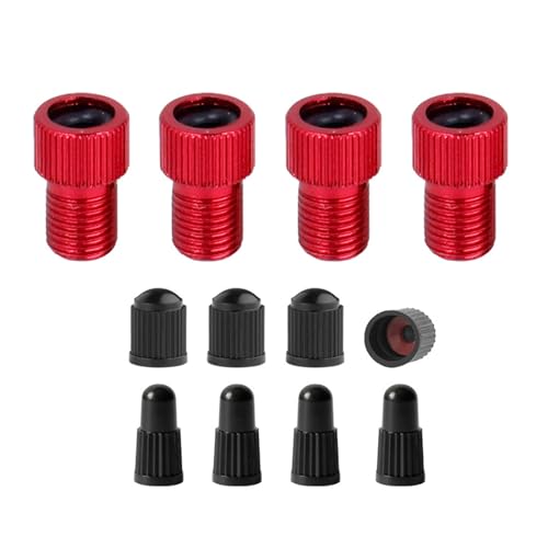 Adaptador de válvulas para bicicleta 4 piezas miniatura 6