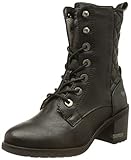 mustang boots damen rot Obermaterial: Synthetik MUSTANG Damen Schnuer-Stiefelette, schwarz, 40 EU