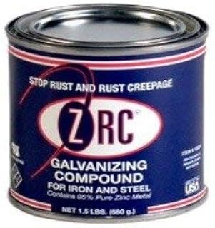 ZRC 10001 Cold Galvanizing Compound |1/2 Pint | Iron and Steel Corrosion Protection | Matches Hot-Dip Galvanized Performance | Contains 95-Percent Metallic Zinc