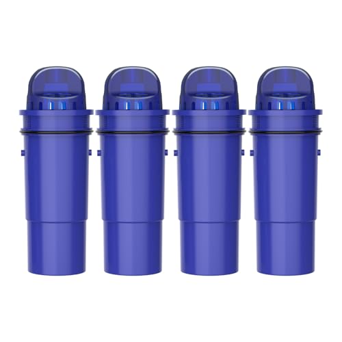 FilterLogic CRF-950Z NSF Certified Pitcher Water Filter, Replacement for Pitchers and Dispensers PPT700W, CR-1100C, DS-1800Z and PPF951K, PPF900Z Water filter (Pack of 4)