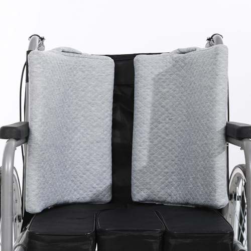 wefaner 1 par de cojines laterales para reposabrazos de silla de ruedas, almohadillas laterales para sillas de ruedas para aquellos que no pueden sentarse erguidos en la silla de ruedas