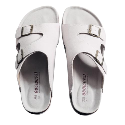 Pantoufles de soutien de la voûte plantaire contre la fatigue des pieds, sandales liège 40