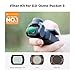 K&F CONCEPT Magnetic Effect & ND & CPL Filter Set Compatible with DJI Osmo Pocket 3, 3 Pack CPL Black Diffusion 1/4 ND2-32 Filters Accessories, HD Optical Glass/Multi-Coated