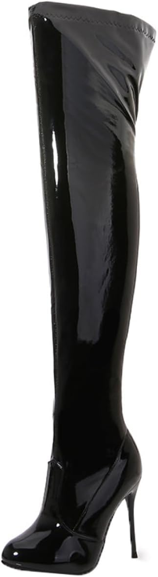 Lorde ロード ブレードヒールロングブーツ - ブラック Lorde ロード Lorde ロード ブレードヒールロングブーツ - ブラック Lorde ロード