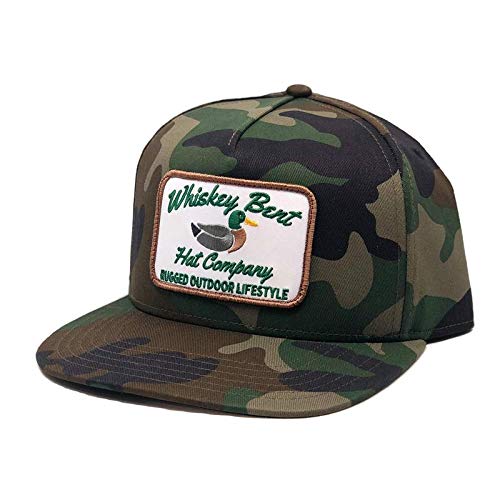 WHISKEY BENT HAT CO.Green Head Adjustable Snapback Outdoor Lifestyle Duck Hat