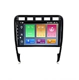  WY-CAR Android 10 Autoradio Radio Navigationssystem Spiegel Link Bluetooth Freisprechfunktion Multimedia GPS Navigation Lenkradsteuerung Für Porsche Cayenne GTS 2003-2010