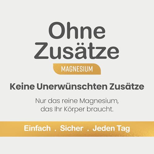 Magnesium glycinat 180 Kapseln – 300 mg elementares Magnesium pro Portion – 1500 mg Magnesiumbisglycinat pro Dosis – Hochdosiert und ohne Zusatzstoffe – VitaBright Bio-Magnesiumbisglycinat