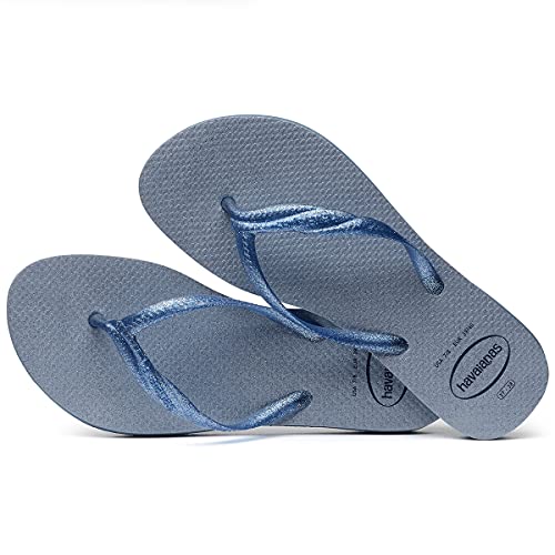 Chinelo Fantasia Gloss, Havaianas, Feminino, Azul Índigo, 37/38