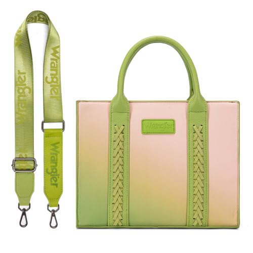 Image of Wrangler Tote Bag for Women Designer Satchel Handbags Top-handle Purses with Strap