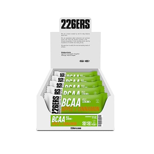 226ERS Endurance Fuel Bars, Barritas Energéticas Sin Gluten, Manzana & Canela - 24 barras x 60 g