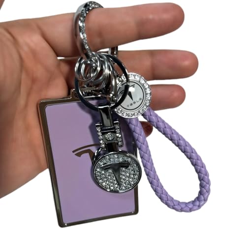 Image of for Tesla Key Card Holder Bling Key Chain Card Key Holder for Model S /X /3 /Y Cybertruck Keychain