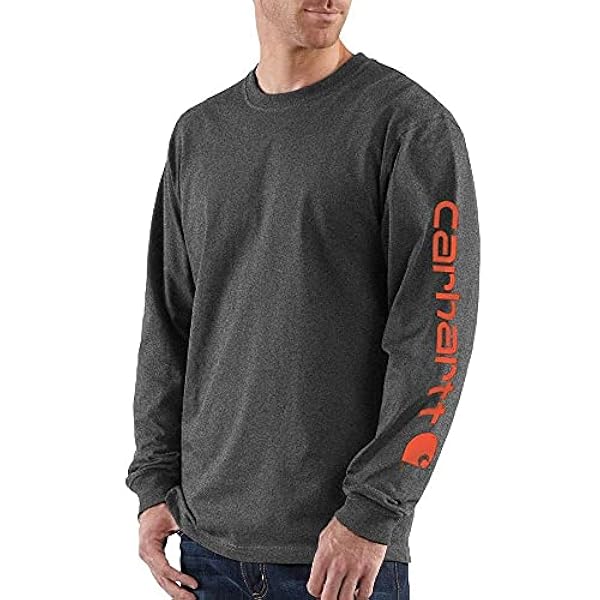 Carhartt Signature Logo Long Sleeve T-Shirt Camicia Uomo