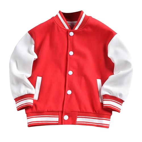 EnJoCho Boys And Girls Spring And Fall Fashionable Baseball Jacket Girls Jackets 6