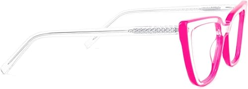 Miniatura 9 de VOOGLAM Gafas de gran tamaño con bloqueo de luz azul ojo de gato para mujeres anti fatiga ocular gafas Lyuba