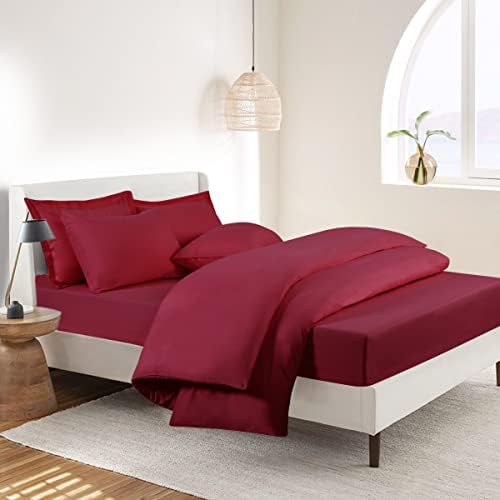 RUIKASI King Size Duvet Cover Set - Microfiber Kingsize Duvet Cover with 2 Pillowcases, Ultra Soft Bedding Quilt Cover with Zipper Closure, Dark Green