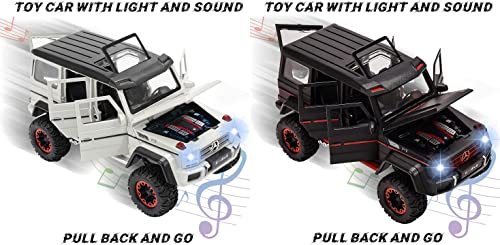 Image of Magicwand 1:32 Scale Die-Cast Metal AMG-G63 Off-Road with Openable Doors and Pull Back Action【Pack of 1】【Colors as Per Stock】