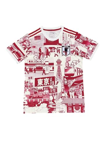 Camiseta de Fútbol de Japón, Tallas S/M/L/XL, Traje Deportivo, rojo, XL