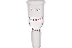 Glass Adapter Connector: Seamlessly Bridging 19/22 Outer to 14/20 Inner Glass Joints