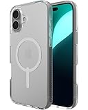 ZAGG Crystal Palace Snap Case for iPhone 16 Plus – Military-Grade 13ft Drop Protection, MagSafe Compatible, Crystal Clear, Anti-Yellowing, Graphene-Reinforced, Made from Recycled Materials