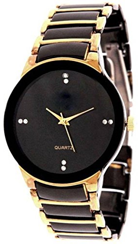 GIVME Elegance Dual Tone Formal Analog Watch for Mens_Black/GOL (B079VJRDXH) Amazon Price History, Amazon Price Tracker