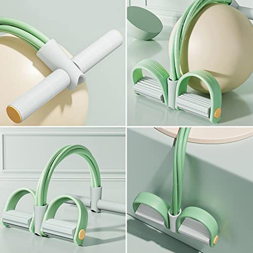 Fitness Resistance Bands | 6 Tube Pedal Ankle Puller | Portable Tension Ropes For Workout, Elastic Pedal Booster Body Shaper Fitness Equipment Abdominal Exerciser For Stretching #TOP4