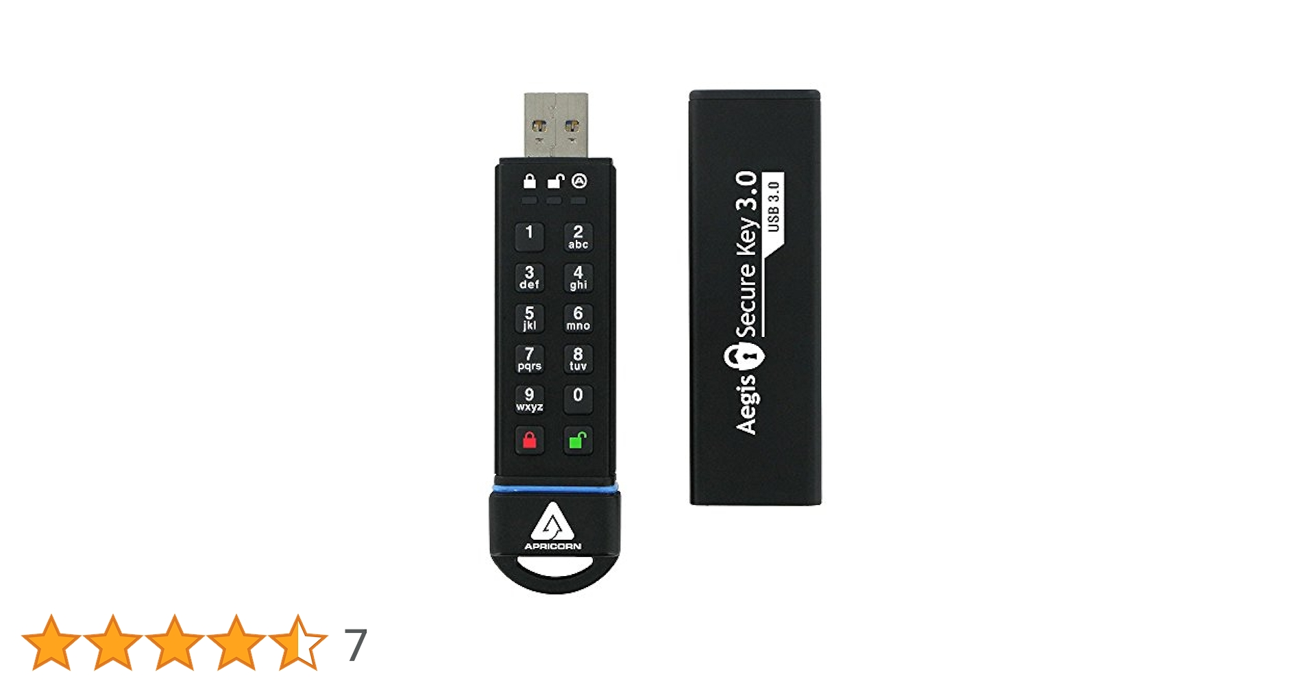 Apricorn Aegis Secure Key - USB 3.0 Flash Drive ASK-256-240GB 暗号化USBメモリ MM1278 ASK3-240GB qqffhab Amazon | Apricorn Aegis Secure Key - USB 3.0 Flash Drive