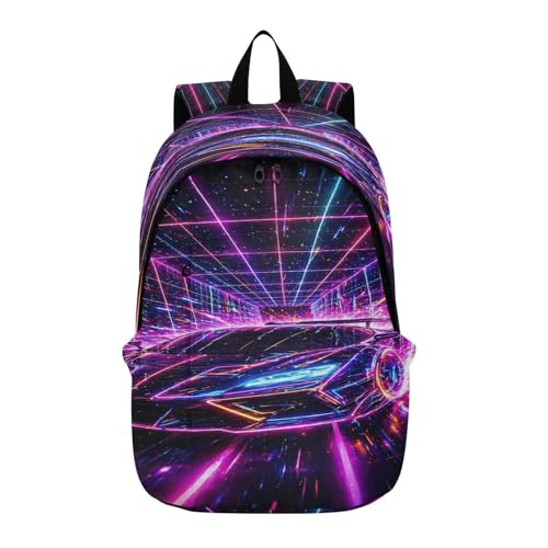 Mnsruu High Tech Sac à dos de voyage en voiture pour homme et femme Sac à dos d'ordinateur portable Sac à dos universitaire Grande capacité