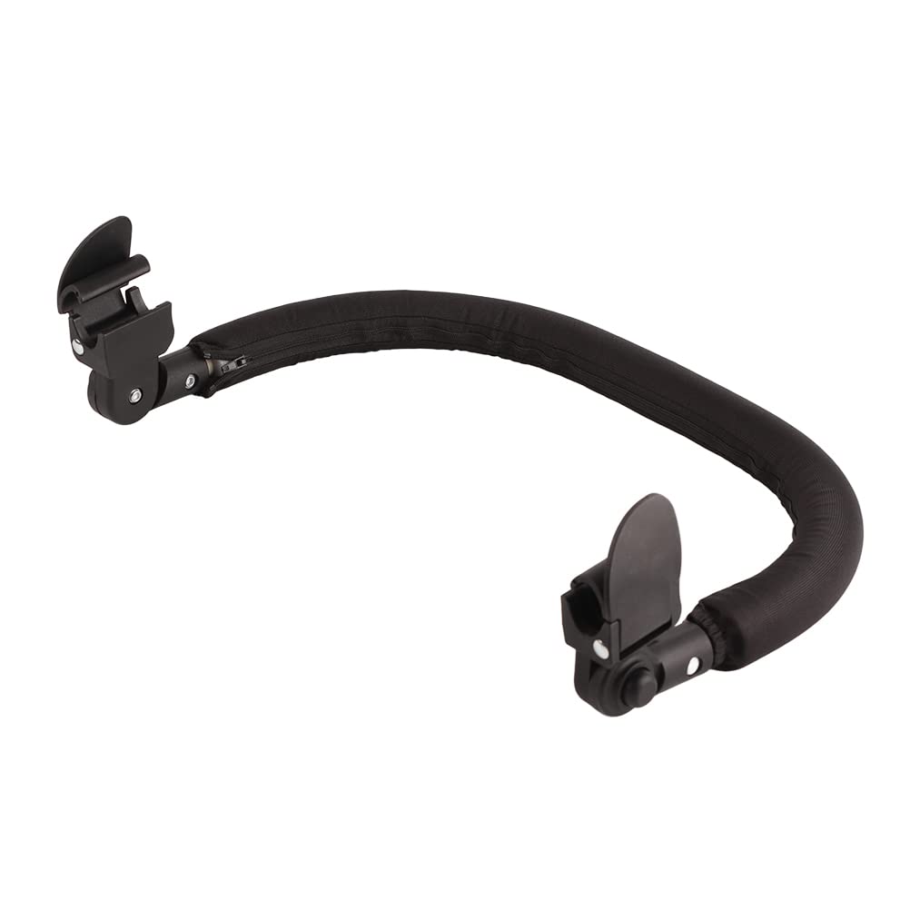 Bracciolo per Ringhiera Universale per Passeggino Baby Bar Paraurti Regolabile Accessori Passeggino (nero)